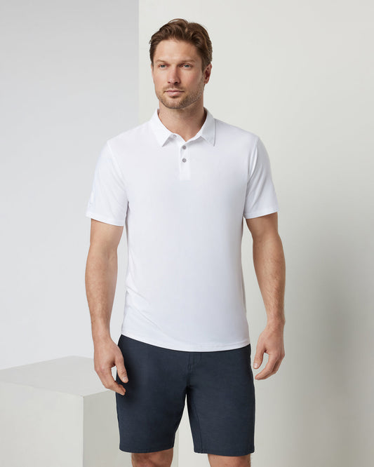 Vuori Strato Tech Polo Men's White Athletic Polo