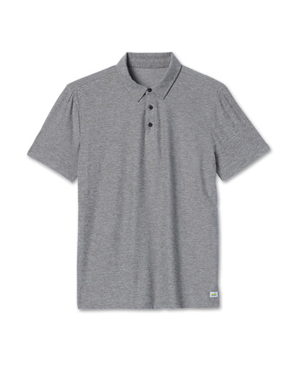Vuori Strato Tech Polo Men's Heather Grey Polo Shirt
