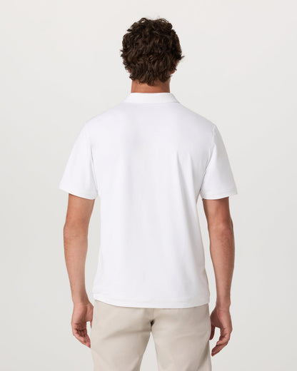 Vuori Men's Short Sleeve Ponto Performance Polo White
