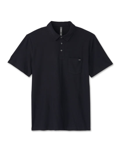 Vuori Ace Polo Men's Black Polo Clothing