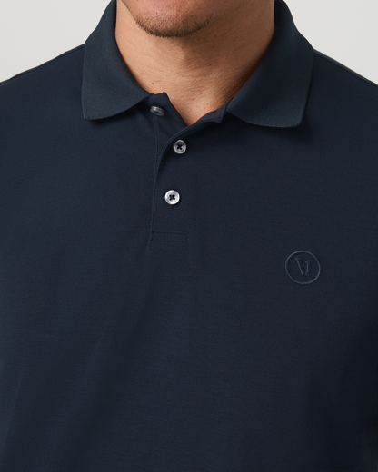 Vuori Men's Short Sleeve Gamepoint Polo 2.0 Ink - Non Tipped