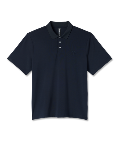 Vuori Men's Short Sleeve Gamepoint Polo 2.0 Ink - Non Tipped