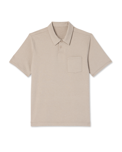 Vuori Short Sleeve Ponto Performance Polo Dark Salt Heather