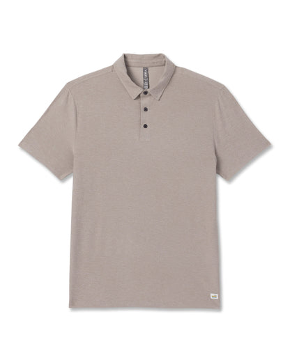 Vuori Strato Tech Polo Men's Mocha Heather Polo
