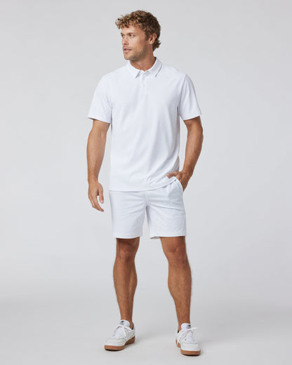 Vuori Gamepoint Polo Men's White Tennis Shirt