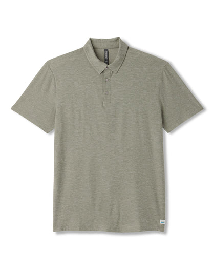 Vuori Strato Tech Polo Men's Agave Green Heather Polo