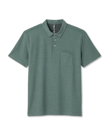 Vuori Ace Polo Men's Agate Green Performance Polo Shirt