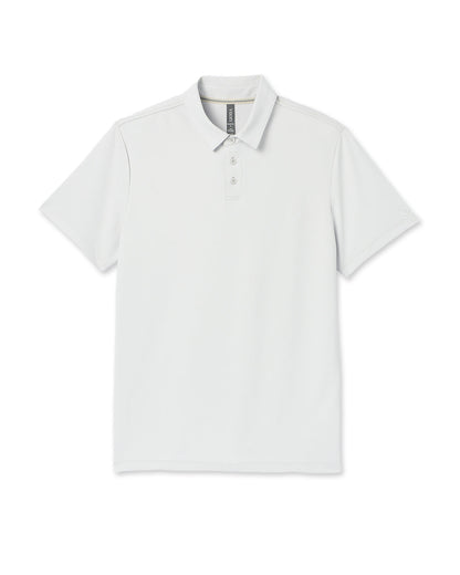 Vuori Gamepoint Polo Men's Frost Grey Tennis Polo