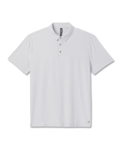 Vuori Strato Tech Polo Men's Frost Grey Heather Polo