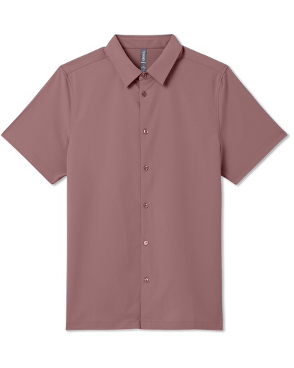 Vuori Short Sleeve Manhattan Button Down Men's Adobe Shirt