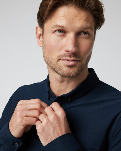 Vuori Long Sleeve Ace Button-Down Ink