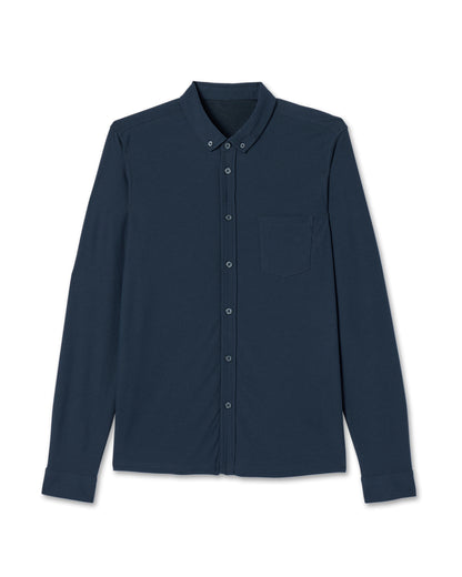 Vuori Long Sleeve Ace Button-Down Ink