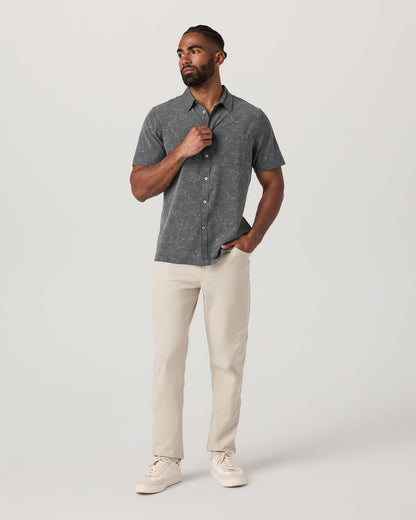 Vuori Short Sleeve Bridge Button Down Men's Root Shirt