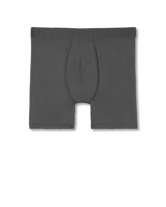 Vuori Lifestyle Boxer Brief 7" Men's Dark Pewter Boxer Briefs