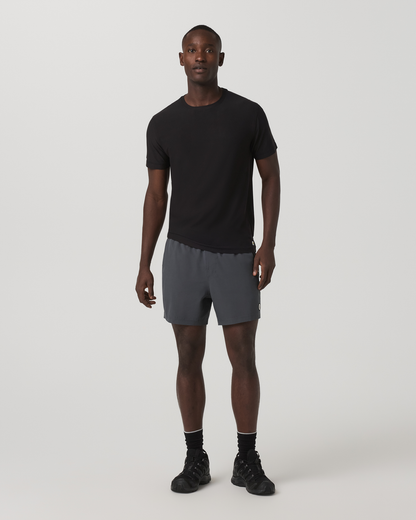 Vuori Strato Tech Tee Men's Black Quick Dry T Shirt