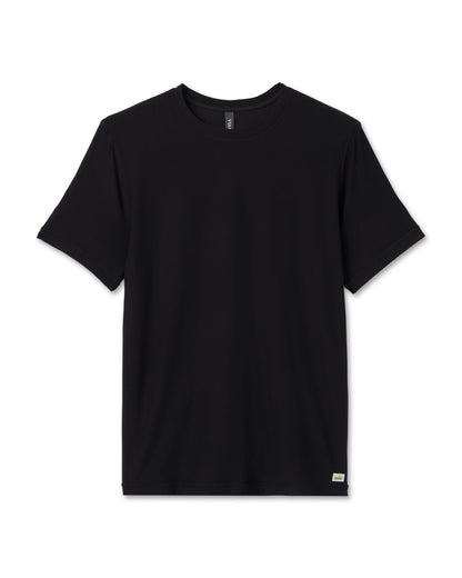 Vuori Strato Tech Tee Men's Black Quick Dry T Shirt