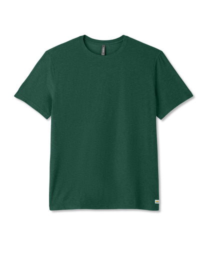 Vuori Strato Tech Tee Men's Viridian Heather Performance Shirt