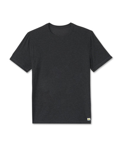 Vuori Strato Tech Tee Men's Charcoal Moisture Wicking Shirt