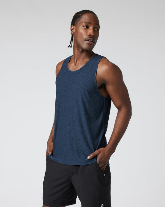 Vuori Strato Tech Tank Men's Navy Heather Tank Top