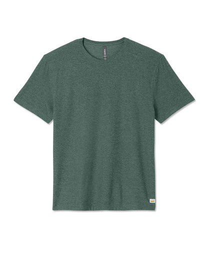 Vuori Short Sleeve Strato Tech Tee-Relaxed Fit Agate Green Heather