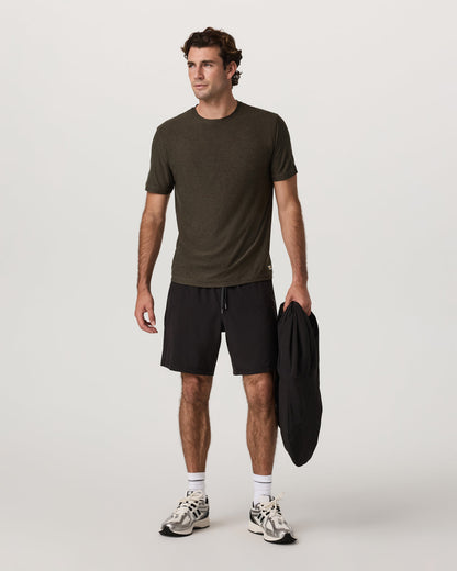 Vuori Strato Tech Tee Men's Dark Oregano Heather T-Shirt