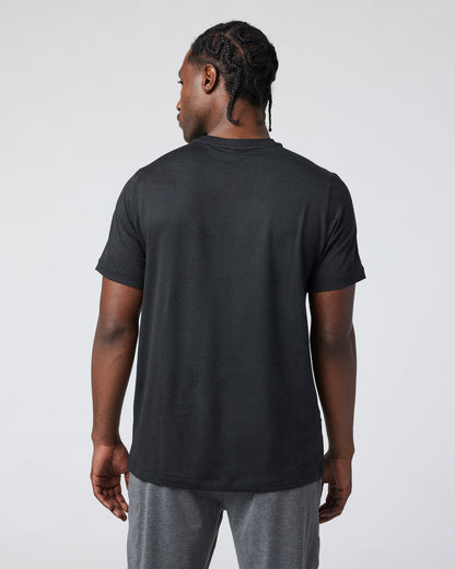 Vuori Short Sleeve Ponto Performance Tee Black Heather