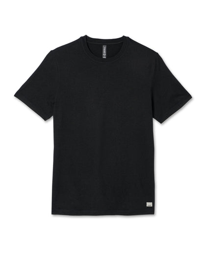 Vuori Short Sleeve Ponto Performance Tee Black Heather