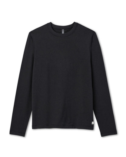 Vuori Long Sleeve Ponto Performance Tee Black Heather
