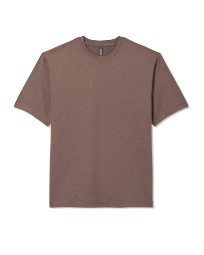 Vuori Short Sleeve Ponto Tee - Relaxed Fit Elm Heather
