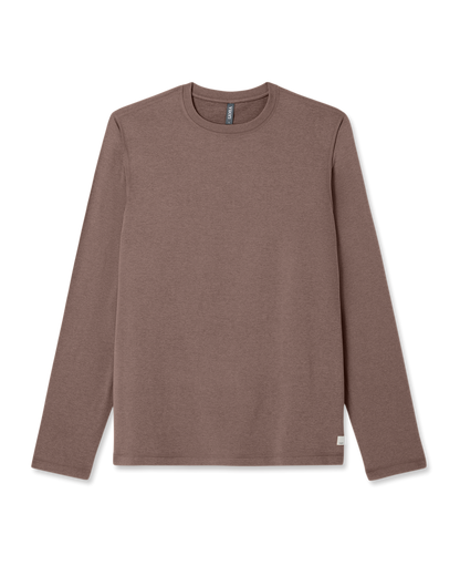 Vuori Men's Long Sleeve Ponto Performance Tee Elm Heather