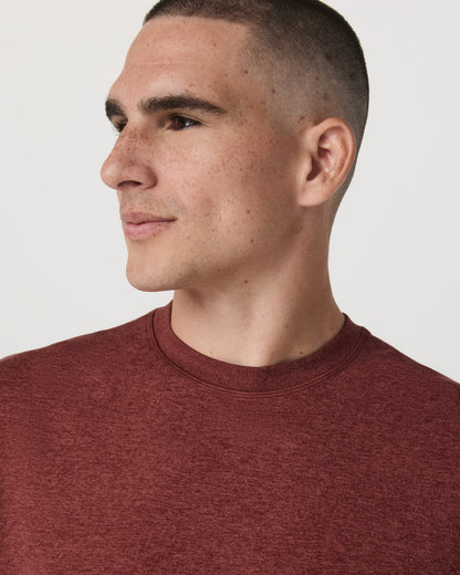 Vuori Men's Short Sleeve Ponto Tee - Relaxed Spiced Apple