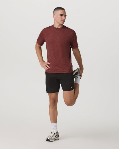Vuori Men's Short Sleeve Ponto Tee - Relaxed Spiced Apple