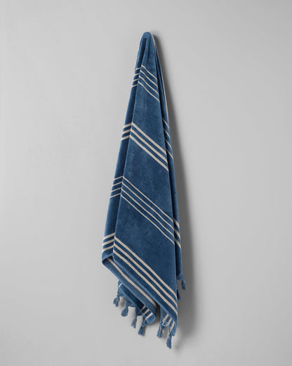 Vuori Fringe Beach Towel Versatile Towel - Pond