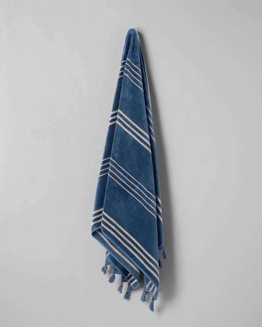 Vuori Fringe Beach Towel Versatile Towel - Pond