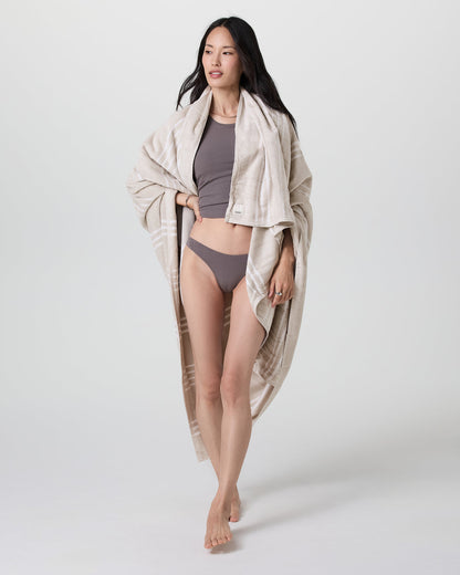 Vuori Offshore XL Beach Towel Natural