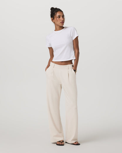 Vuori Maven Wideleg Pant Women's Bone Wideleg Pants